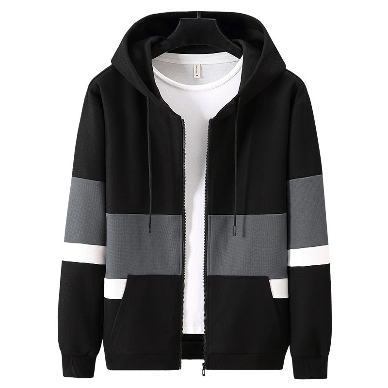 Plus Size 350kg Coat Sweater Suit Casual Hooded Fat Guy Zipper Style