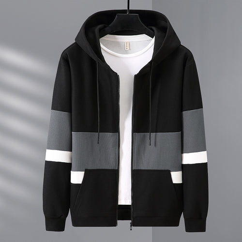 Plus Size 350kg Coat Sweater Suit Casual Hooded Fat Guy Zipper Style
